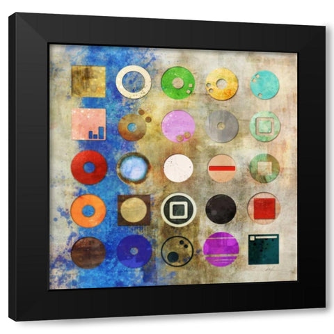 Cognition 1  Black Modern Wood Framed Art Print by Roko, Ken