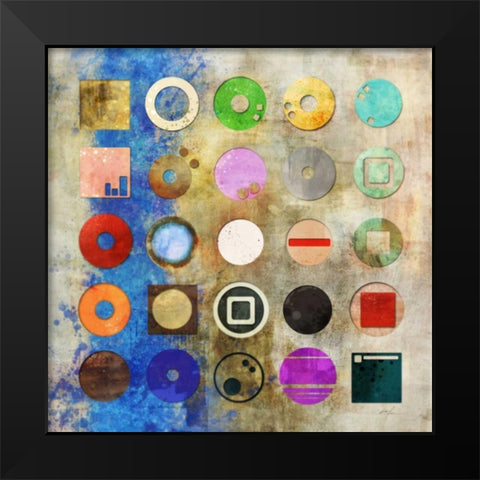 Cognition 1  Black Modern Wood Framed Art Print by Roko, Ken