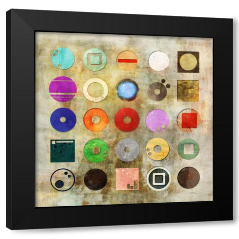 Cognition 2 Black Modern Wood Framed Art Print with Double Matting by Roko, Ken