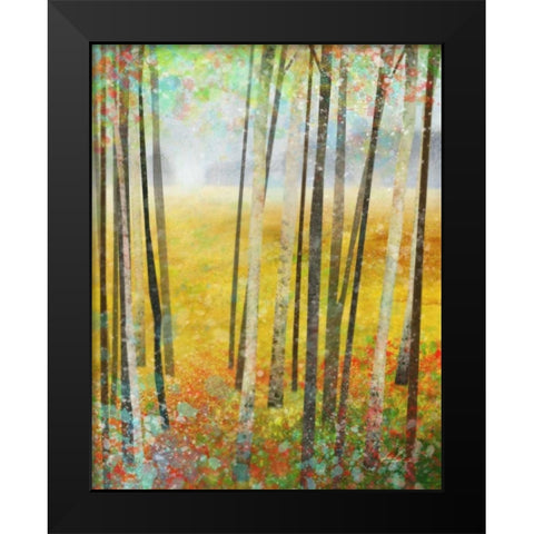 Autumn Meadows 2 Black Modern Wood Framed Art Print by Roko, Ken