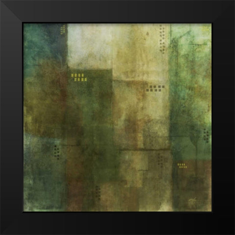 Verdant Harmony 2 Black Modern Wood Framed Art Print by Roko, Ken