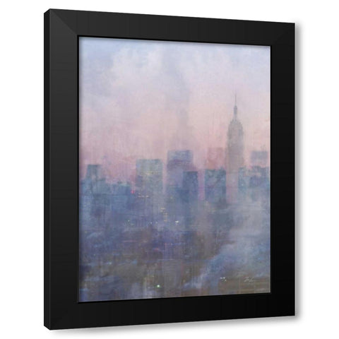 City Blues 2 Black Modern Wood Framed Art Print with Double Matting by Roko, Ken