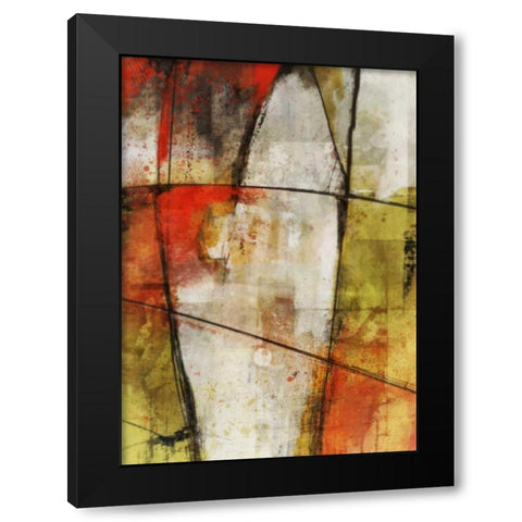 Flow 1 Black Modern Wood Framed Art Print by Roko, Ken
