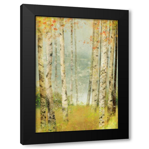 Yellow Birch 1 Black Modern Wood Framed Art Print with Double Matting by Roko, Ken