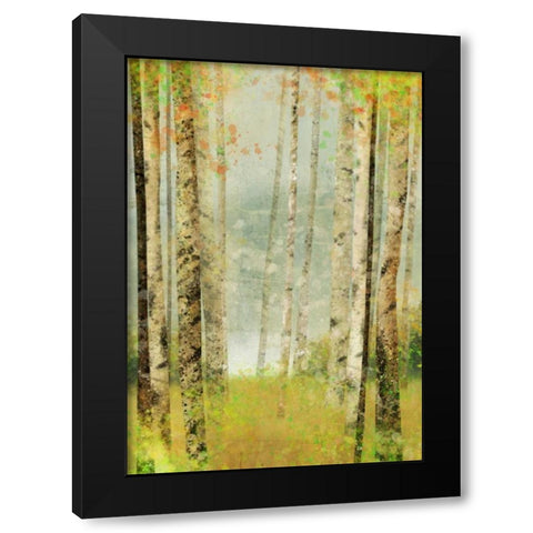 Yellow Birch 2 Black Modern Wood Framed Art Print by Roko, Ken
