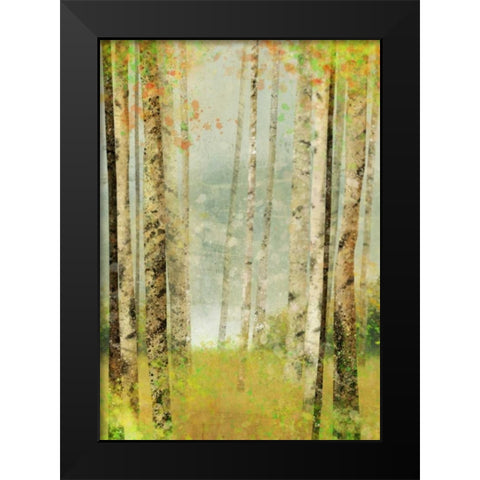 Yellow Birch 2 Black Modern Wood Framed Art Print by Roko, Ken