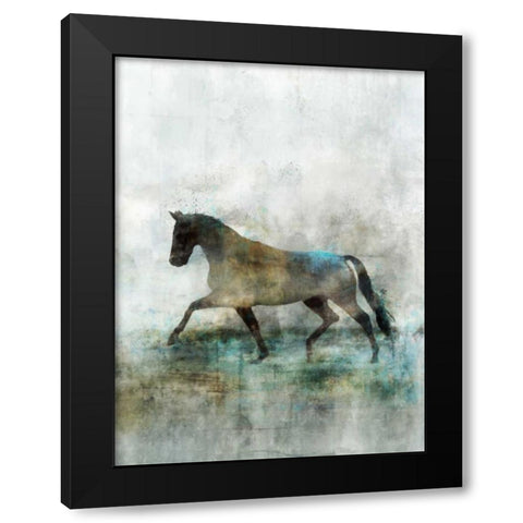 Lonestar 1 Black Modern Wood Framed Art Print with Double Matting by Roko, Ken