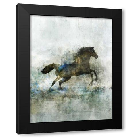 Lonestar 2 Black Modern Wood Framed Art Print with Double Matting by Roko, Ken