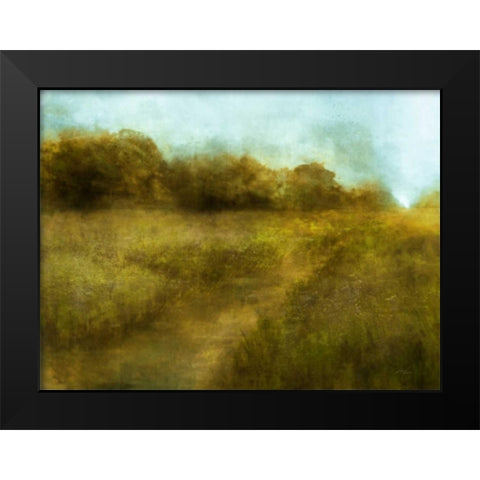 Downton Walk 1 Black Modern Wood Framed Art Print by Roko, Ken
