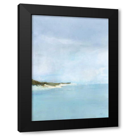 Tidal Breeze Black Modern Wood Framed Art Print with Double Matting by Roko, Ken