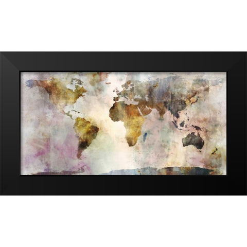 Earth Tones  Black Modern Wood Framed Art Print by Roko, Ken