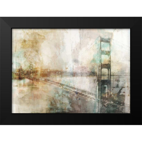 Industrial Impression Black Modern Wood Framed Art Print by Roko, Ken