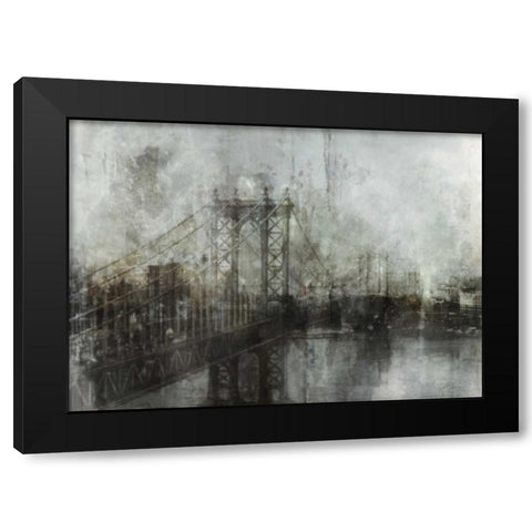 Industrial Mood Black Modern Wood Framed Art Print with Double Matting by Roko, Ken