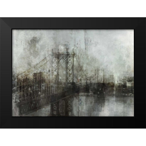 Industrial Mood Black Modern Wood Framed Art Print by Roko, Ken