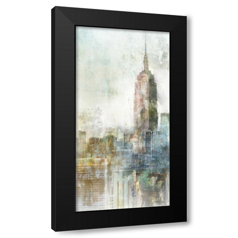 Heart Of The City Black Modern Wood Framed Art Print with Double Matting by Roko, Ken