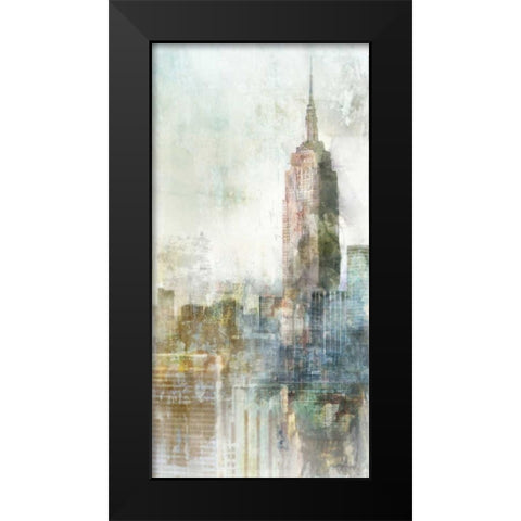 Heart Of The City Black Modern Wood Framed Art Print by Roko, Ken