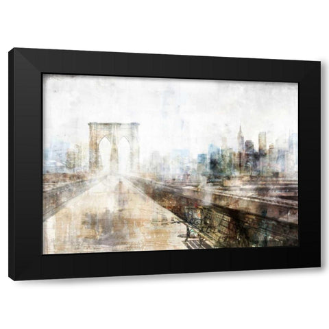 Brooklyn Impression Black Modern Wood Framed Art Print by Roko, Ken