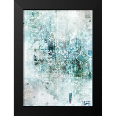 Faded Treasure Black Modern Wood Framed Art Print by Roko, Ken