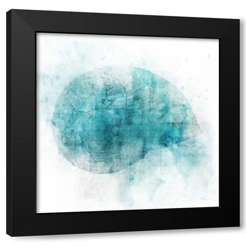 Coastal Mist Shell Black Modern Wood Framed Art Print with Double Matting by Roko, Ken