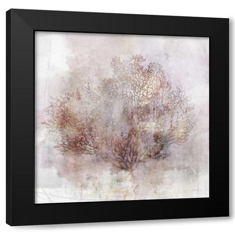 Coastal Mist Sea Fan Black Modern Wood Framed Art Print by Roko, Ken