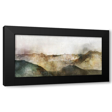 Western Range Black Modern Wood Framed Art Print by Roko, Ken