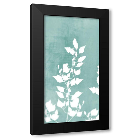 Sringtime Branch Panel 1 Black Modern Wood Framed Art Print with Double Matting by Roko, Ken