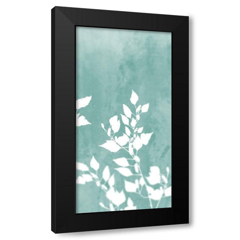 Sringtime Branch Panel 3 Black Modern Wood Framed Art Print with Double Matting by Roko, Ken