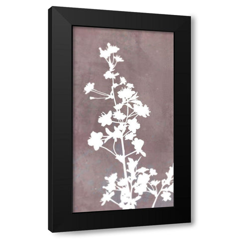 Blossom Branch Panel 1 Black Modern Wood Framed Art Print with Double Matting by Roko, Ken