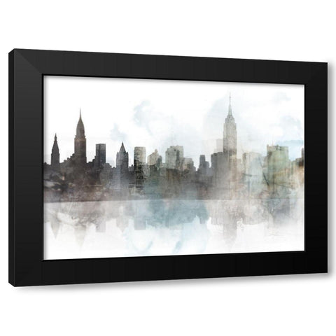 City Mood, NYC Black Modern Wood Framed Art Print with Double Matting by Roko, Ken