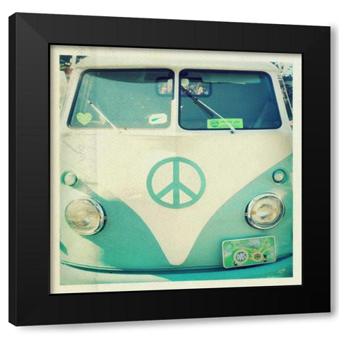 Sweet Ride Black Modern Wood Framed Art Print with Double Matting by Dvorak, Vicki
