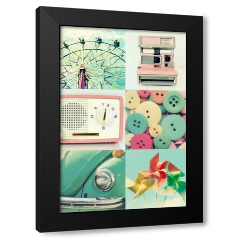 Sweet Memories Black Modern Wood Framed Art Print by Dvorak, Vicki