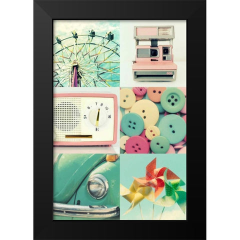 Sweet Memories Black Modern Wood Framed Art Print by Dvorak, Vicki