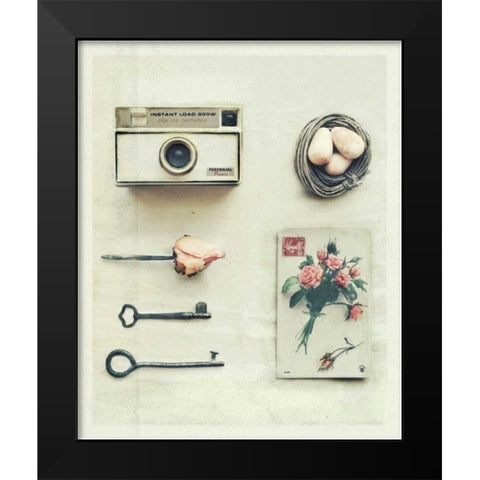 Yesterdays Gone Black Modern Wood Framed Art Print by Dvorak, Vicki