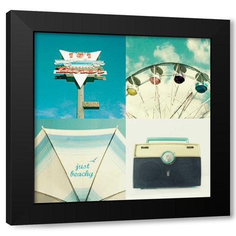 Fair Day Black Modern Wood Framed Art Print by Dvorak, Vicki