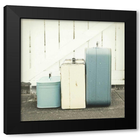 At the Gate Black Modern Wood Framed Art Print with Double Matting by Dvorak, Vicki