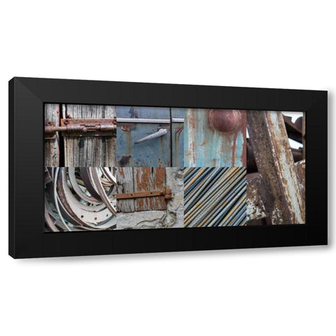 Weathered Black Modern Wood Framed Art Print with Double Matting by Innes, David