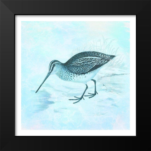 At The Seashore 2 Black Modern Wood Framed Art Print by James, Christopher