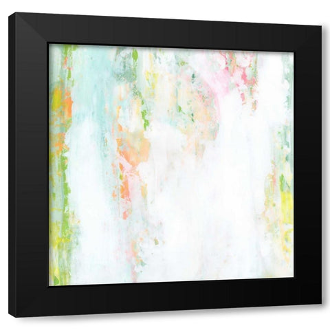 Garden Abstraction 2 Black Modern Wood Framed Art Print by Buddenhaugen, Sophia