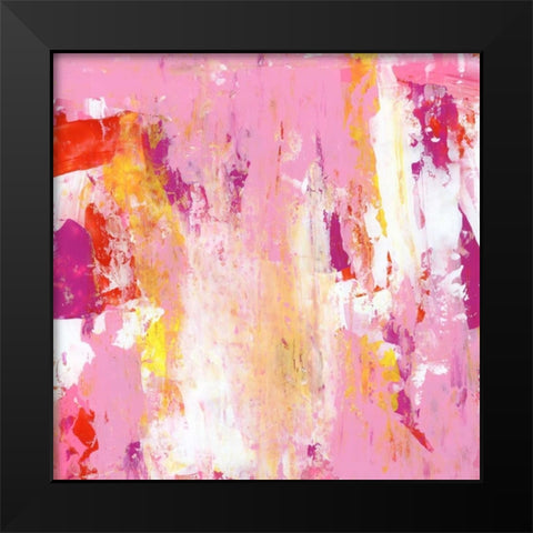 Garden Abstraction 3 Black Modern Wood Framed Art Print by Buddenhaugen, Sophia