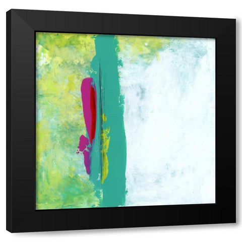 Garden Abstraction 5 Black Modern Wood Framed Art Print by Buddenhaugen, Sophia