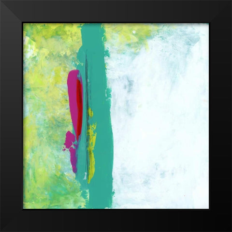 Garden Abstraction 5 Black Modern Wood Framed Art Print by Buddenhaugen, Sophia