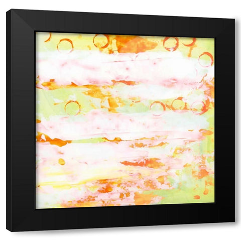 Garden Abstraction 6 Black Modern Wood Framed Art Print with Double Matting by Buddenhaugen, Sophia