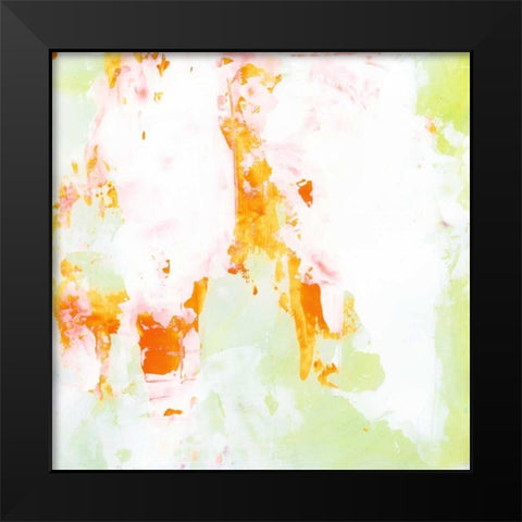 Garden Abstraction 7 Black Modern Wood Framed Art Print by Buddenhaugen, Sophia