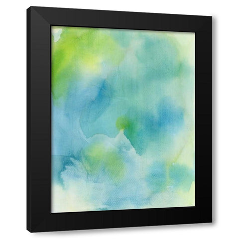 Garden Abstraction 10 Black Modern Wood Framed Art Print by Buddenhaugen, Sophia