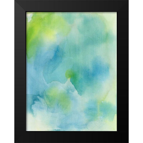 Garden Abstraction 10 Black Modern Wood Framed Art Print by Buddenhaugen, Sophia