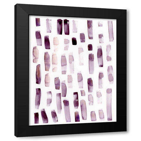 Garden Abstraction 11 Black Modern Wood Framed Art Print by Buddenhaugen, Sophia