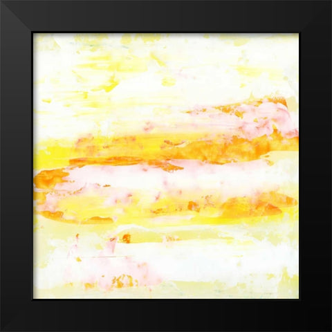 Garden Abstraction 13 Black Modern Wood Framed Art Print by Buddenhaugen, Sophia