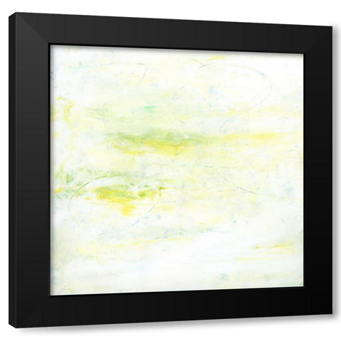 Garden Abstraction 17 Black Modern Wood Framed Art Print by Buddenhaugen, Sophia