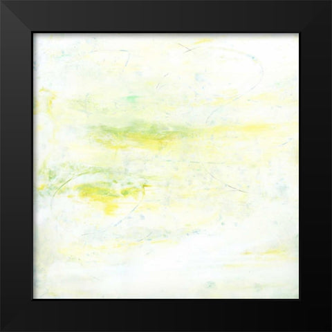 Garden Abstraction 17 Black Modern Wood Framed Art Print by Buddenhaugen, Sophia