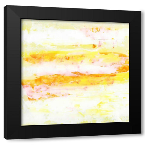 Garden Abstraction 18 Black Modern Wood Framed Art Print with Double Matting by Buddenhaugen, Sophia
